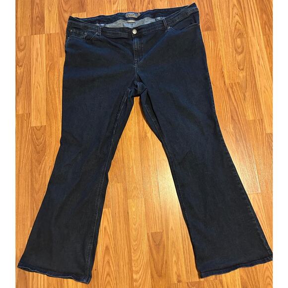 Torrid Luxe Slim Boot Super Stretch Blue Denim Jeans - Picture 2 of 6